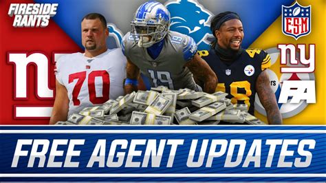 FREE AGENCY UPDATES: Latest New York Giants Rumors And News - YouTube