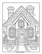 10 Christmas Gingerbread House Coloring Pages  Bratz sketch template