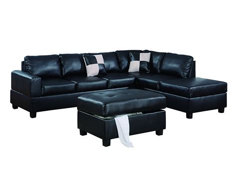 Black L Shaped Couch - Home Furniture Design