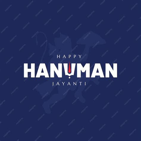 Premium Vector | Happy hanuman jayanti