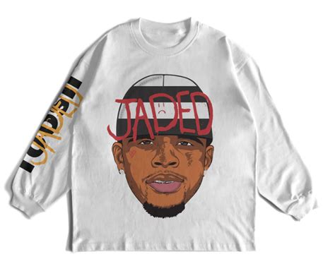 Toosii Merch White Jaded Tour Long Sleeve T-Shirt | WHAT’S ON THE STAR?