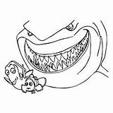 Finding Nemo Shark Coloring Sheet Coloring Pages sketch template
