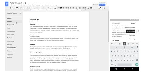 Outline Template Google Docs