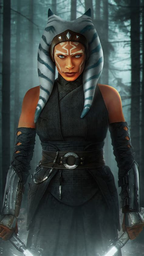 640x1136 Ahsoka Tano In The Mandalorian Season 2 iPhone 5,5c,5S,SE ,Ipod Touch HD 4k Wallpapers ...