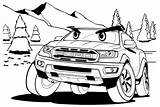 Cute Ford Coloring Page  Free Printable Pages sketch template