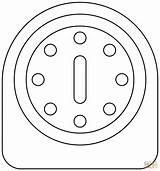 Timer Clock Emoji coloring Page  Free Printable Coloring Pages sketch template