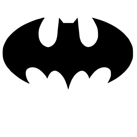 the batman symbol is shown in black and white