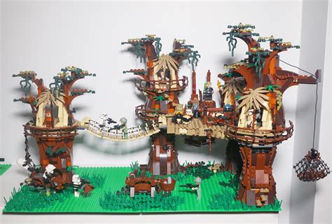 Favorite Star Wars scene in LEGO form: Ewok Village :) : r/lego