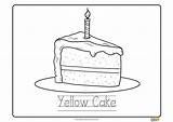 Cake Food Coloring Pages sketch template