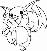 Raichu Funny coloring Page  Download Print Or Color Online For Free sketch template
