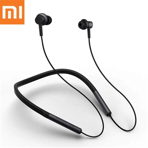 Original Xiaomi mi Bluetooth Neckband Earphones Wireless Apt x Hybrid ...