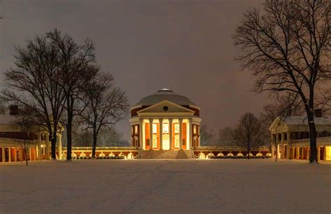 UVA Snow Picture on the Lawn Photo Rotunda Grad Gift | Etsy | University of virginia, Snow ...