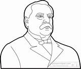 Grover Cleveland Clipart Coloring Pages Clip Trending Days Last Sketch  sketch template