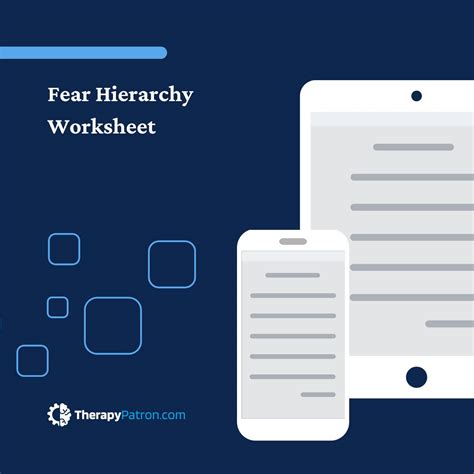 Fear Hierarchy Worksheet (Editable, Fillable, Printable PDF) - TherapyPatron.com