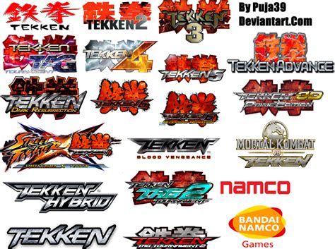 All Tekken Series And Logos by puja39 on DeviantArt