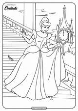 Cinderella Coloring Pages Free Printable sketch template