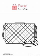 Purse Coloring Pages For Kids – Free Printable  Art & Craft sketch template