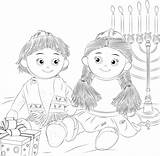 Kippah Kantor coloring Sheet Jewish Elf On A Shelf kippah  sketch template