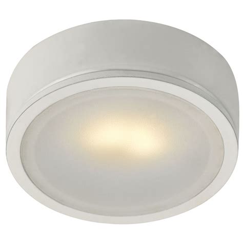 120 Volt white LED Puck Light Recessed / Surface Mount 3000K 260 Lumens | UCPR1-3000-WH ...