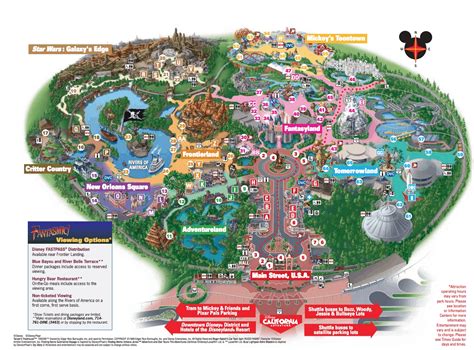 Current Disneyland Map - Phebe Brittani