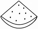 Simple Watermelon Slice coloring Page  Download Print Or Color Online sketch template