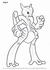 Mega Mewtwo Y Coloring Pages sketch template