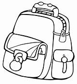 Free School Bag Coloring Page  Printable Pages For Kids sketch template
