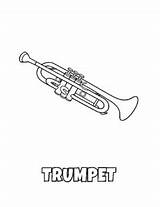 Free Coloring Sheet  Trumpet By Make Music Easy TpT sketch template