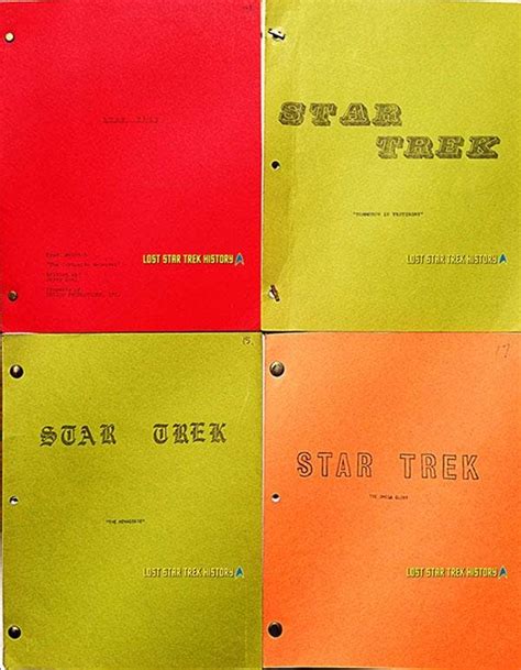 TOS Original Scripts | Star Trek