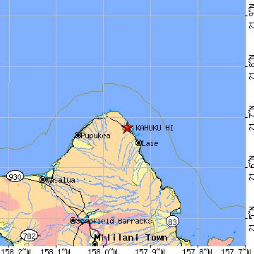 Kahuku, Hawaii (HI) ~ population data, races, housing & economy