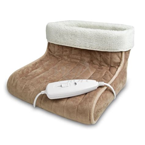 Medisana Soft Electric Heated Foot Warmer Boot Feet Warm Slippers ...