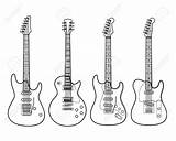 Fender Stratocaster Coloring Page Pages sketch template
