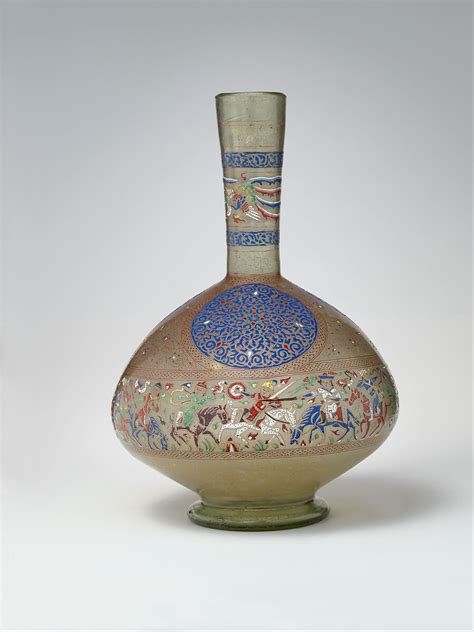 Enameled and Gilded Bottle | The Metropolitan Museum of Art