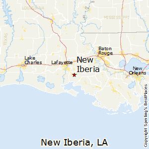 New Iberia Louisiana Map - Shane Darlleen