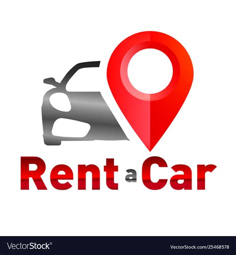 Logo for car rental and sales Royalty Free Vector Image