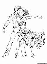 Dancing Coloring Pages Printable For Free Download sketch template