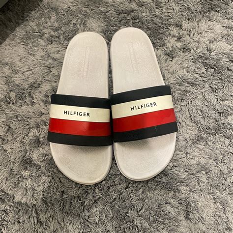 Tommy Hilfiger Women Slides Women 10, Men 8 - Depop