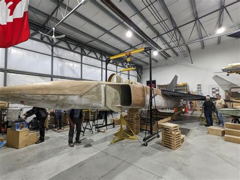 Avro Arrow replica taking shape at museum hangar near Calgary - Skies Mag