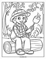 105  Campfire Coloring Pages For Kids & Adults Free Printable PDFs sketch template