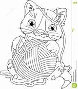 Printable Yarn Coloring Pages sketch template
