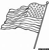 Waving Flag Coloring Page  Free Online sketch template