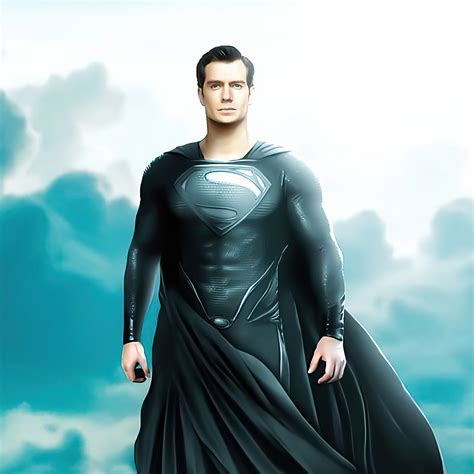 2048x2048 Black Superman Suit Henry Cavill Ipad Air HD 4k Wallpapers, Images, Backgrounds ...