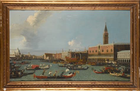 Canaletto | Venice, a view of the Palazzo Ducale from the Bacino, with ...