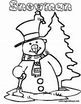 Free Printable Snowman Coloring Pages For Kids sketch template