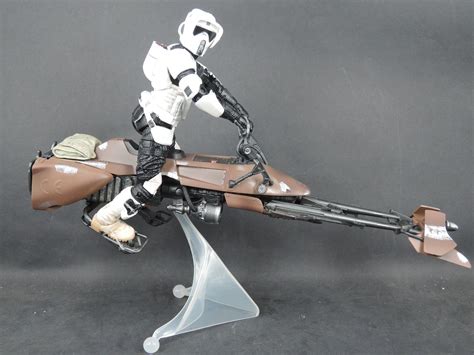 Hasbro- Star Wars Black Speeder Bike and SDCC Final Product Loose