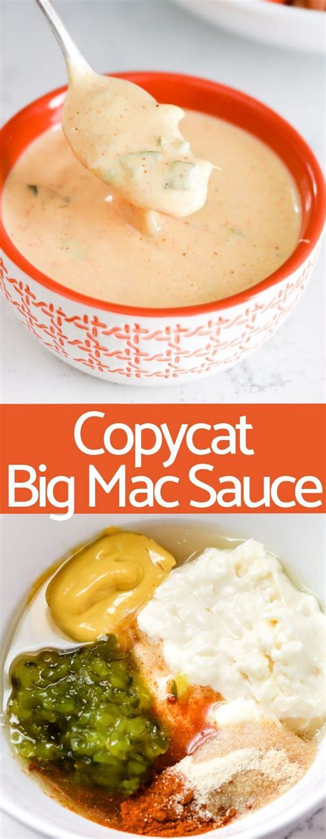 Big Mac Sauce is perfect on burgers, fries, and salads! With just a handful of basic ingredi ...