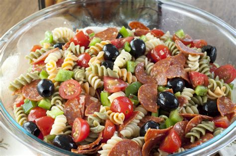 Classic Italian Pasta Salad | Wishes and Dishes