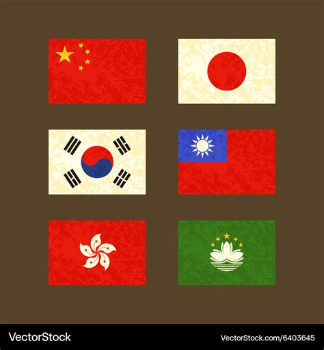 Japan And South Korea Flag