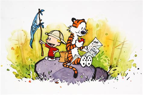 Calvin and Hobbes Travel Poster | Uncle Poster