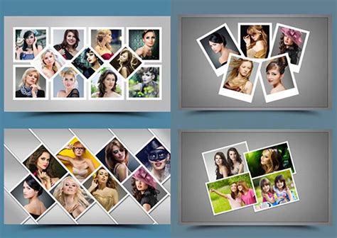 Collaga Photo Template Bundle 2 | Photo collage template, Photoshop ...